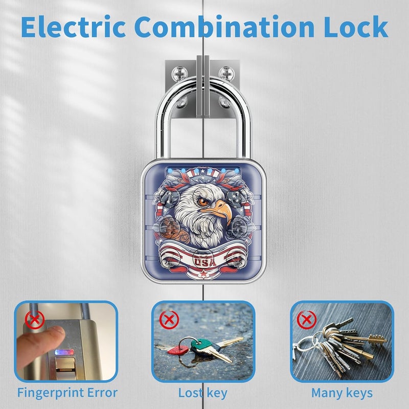 SURPN Combination Lock, Combination Lock for Locker, Locker Lock & Gym Locker Lock - High Security, Easy to Use for Gym, School, Travel, Outdoor (Freedom) - Image 3